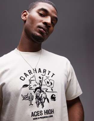 Carhartt WIP Carhartt WIP buckaroo t-shirt in white