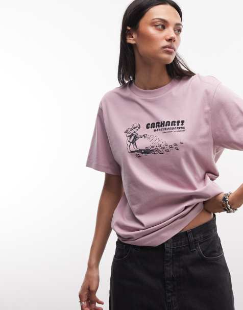 Carhartt WIP – Bumper Sticker – Rosa t-shirt - view 1