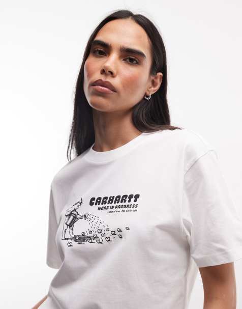 Carhartt WIP – Bumper Sticker – Vit t-shirt - view 1