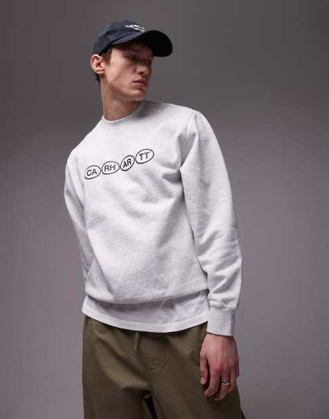 Carhartt WIP - Bumper - Sweat épais à motif - Gris - view 1