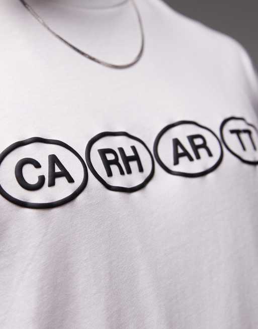 Carhartt WIP - Bumper - T-shirt met grafische print in wit, 3 van 4