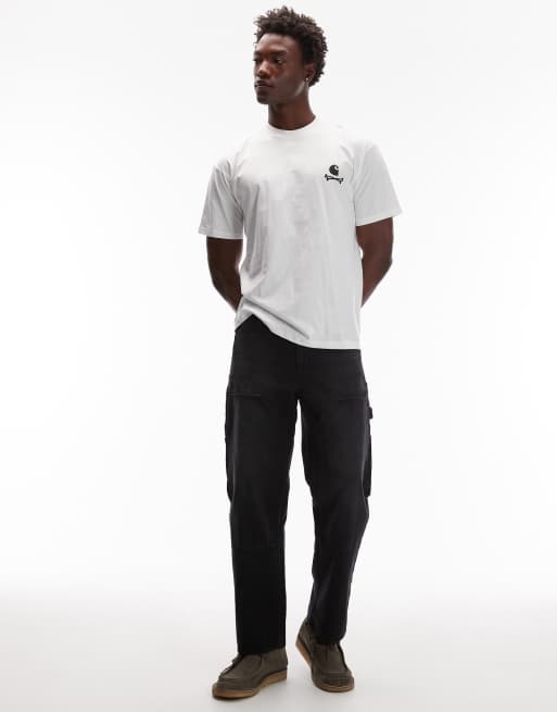 Carhartt WIP – C – Locker geschnittenes T-Shirt in Weiß mit Logo-Archiv, 2 von 5