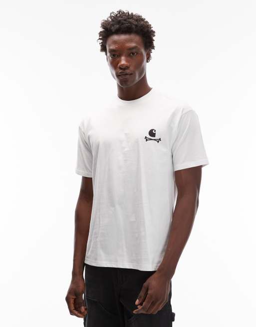 Carhartt WIP – C – Locker geschnittenes T-Shirt in Weiß mit Logo-Archiv, 3 von 5