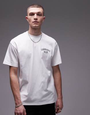 Carhartt WIP cabinetry graphic t-shirt in white | ASOS