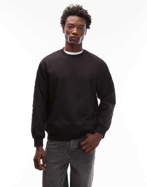 Carhartt WIP – Calma – Oversize-Sweatshirt in Schwarz mit gestepptem Rücken, 3 von 5