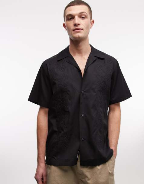Carhartt WIP - Camicia nera con stampa - view 1
