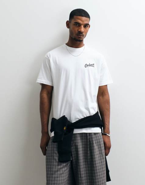 Carhartt WIP - Camiseta blanca con estampado de cachorro en la espalda - view 1
