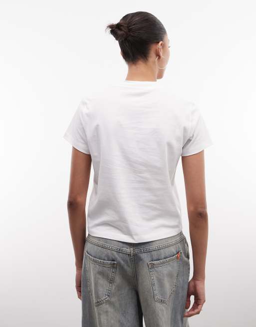 Carhartt WIP - Camiseta blanca con estampado gráfico de perro, 4 de 4