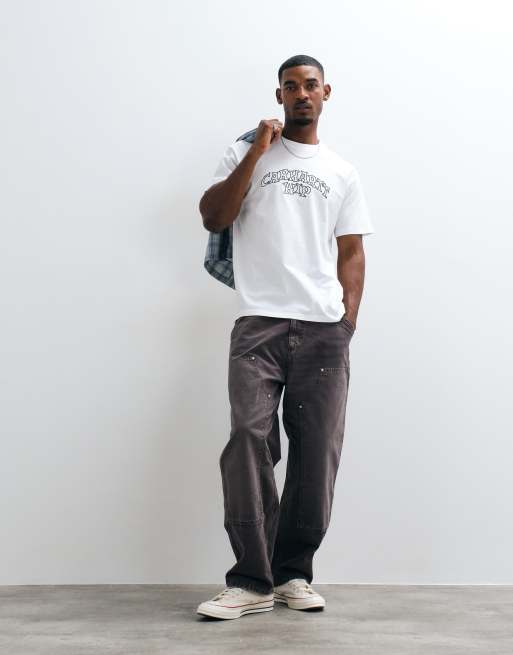 Carhartt WIP - camiseta blanca con logotipo estilo graffiti Limn Script, 3 de 5