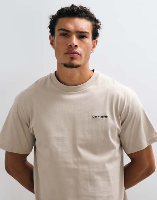 Carhartt WIP - camiseta con logo bordado Script en crudo, 3 de 5