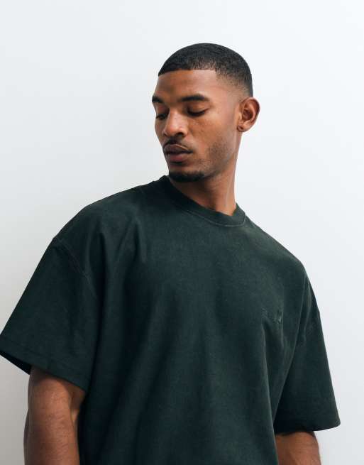 Carhartt WIP - camiseta de corte relajado Lambert en verde oscuro, 4 de 5