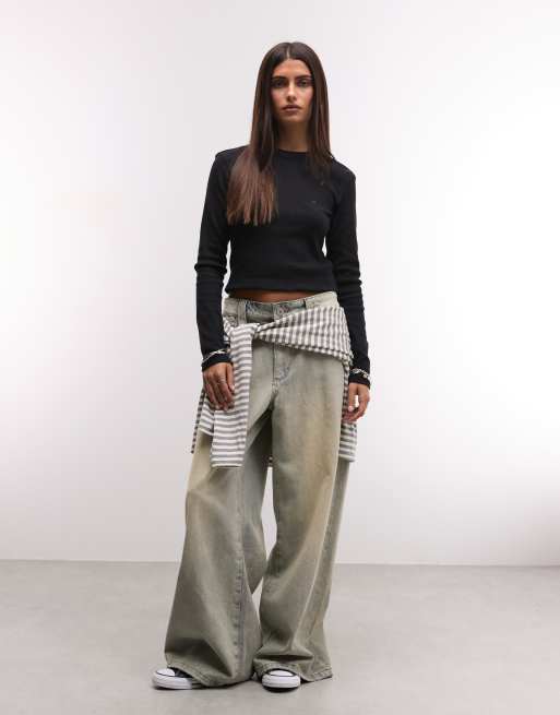 Carhartt WIP - camiseta de manga larga Philipa en negro, 3 de 4