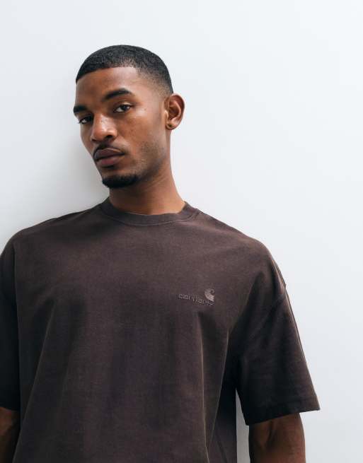 Carhartt WIP - camiseta Lambert en marrón oscuro, 4 de 5