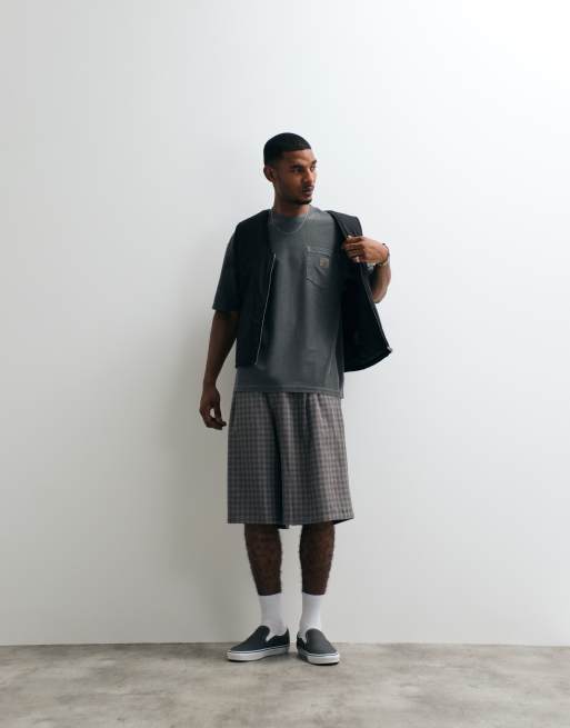 Carhartt WIP - Camiseta negra de corte suelto con bolsillo, 3 de 5