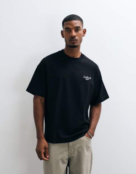 Carhartt WIP - camiseta Signature Script en negro - view 1