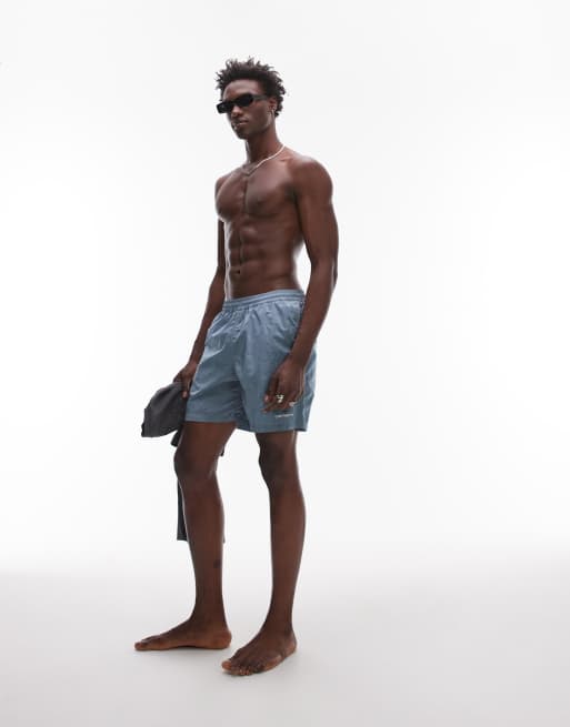 Carhartt WIP – Canby – Niebieskie szorty kąpielowe, 2 z 4