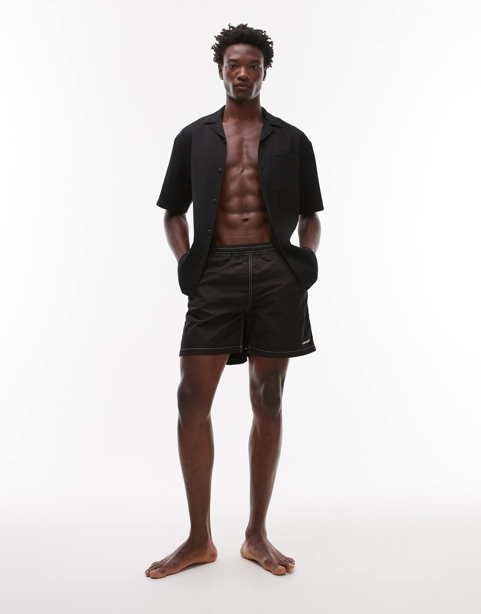 Купальник Carhartt WIP canby черного цвета