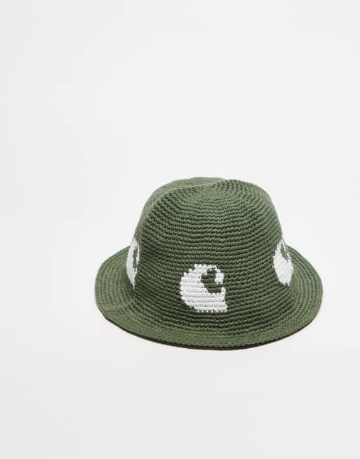 Carhartt WIP Cane knit hat in khaki | ASOS