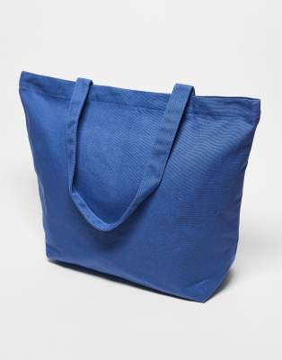 Carhartt Canvas Graphic Tote In Blue