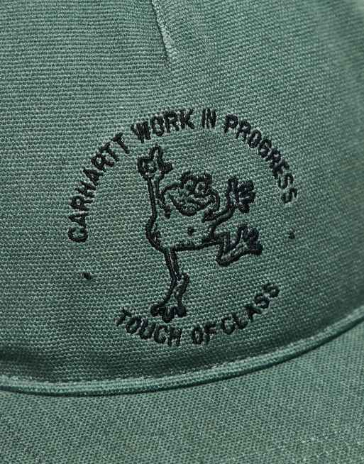 Carhartt WIP - Cappellino verde con stampa di rana, 2 di 4