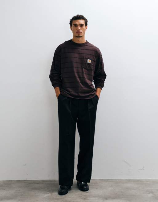 Carhartt WIP Cardona Pocket long sleeve t-shirt in multi stripe, 2 of 10