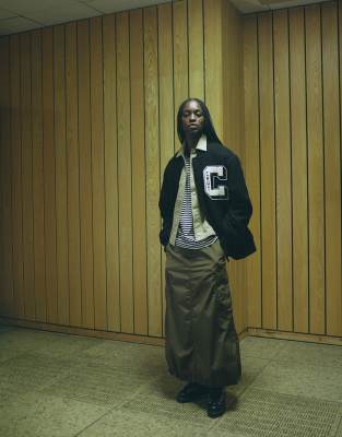 Carhartt WIP Carhartt WIP cargo maxi skirt in green