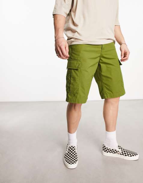 Carhartt WIP - Cargoshort met normale taille in groen - view 1