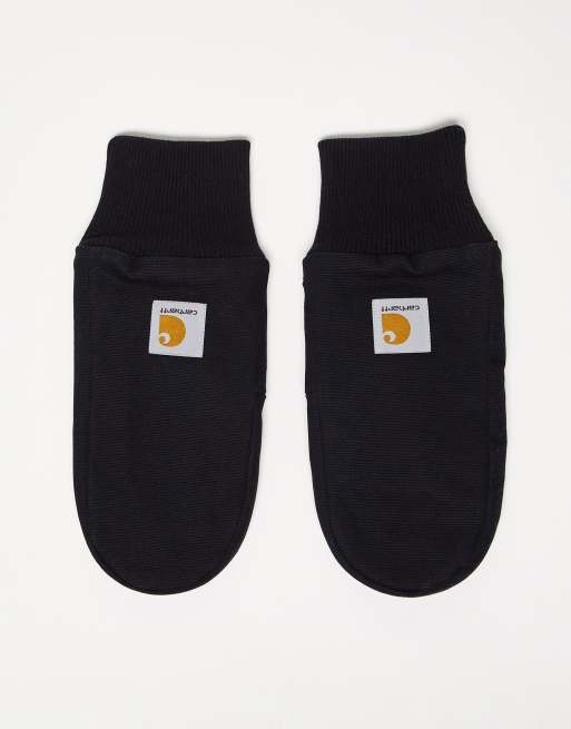 Carhartt WIP – Carston – Czarne rękawiczki z jednym palcem