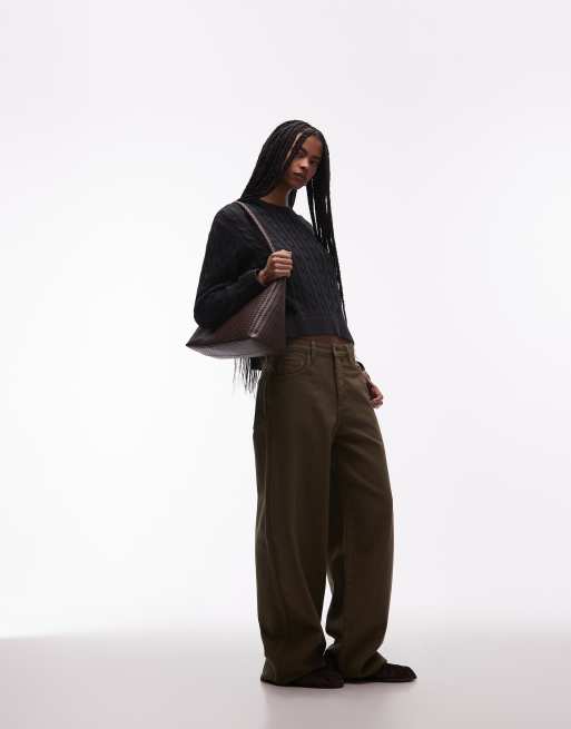 Carhartt WIP – Carter – Bleksvart och stickad tröja, 4 av 4