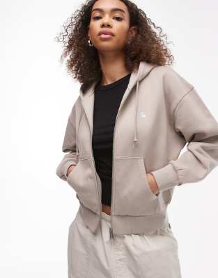 Carhartt WIP - Casey - Kapuzenjacke in Beige mit Reißverschluss-Neutral