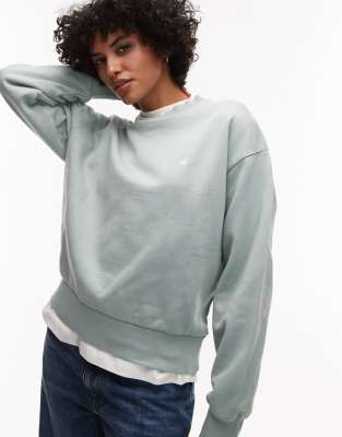 Carhartt Casey Sweatshirt In Green