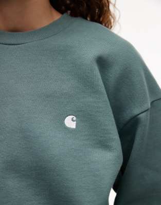 Carhartt Casey Sweatshirt In Green