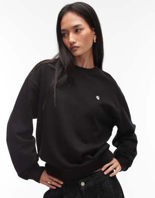 Carhartt WIP - Casey - Sweatshirt in Schwarz