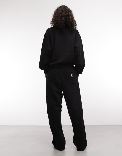Carhartt WIP – Cassie – Jogginghose in Schwarz mit weitem Bein, 5 von 5
