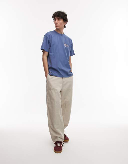 Carhartt WIP catalogue graphic t-shirt in blue | ASOS