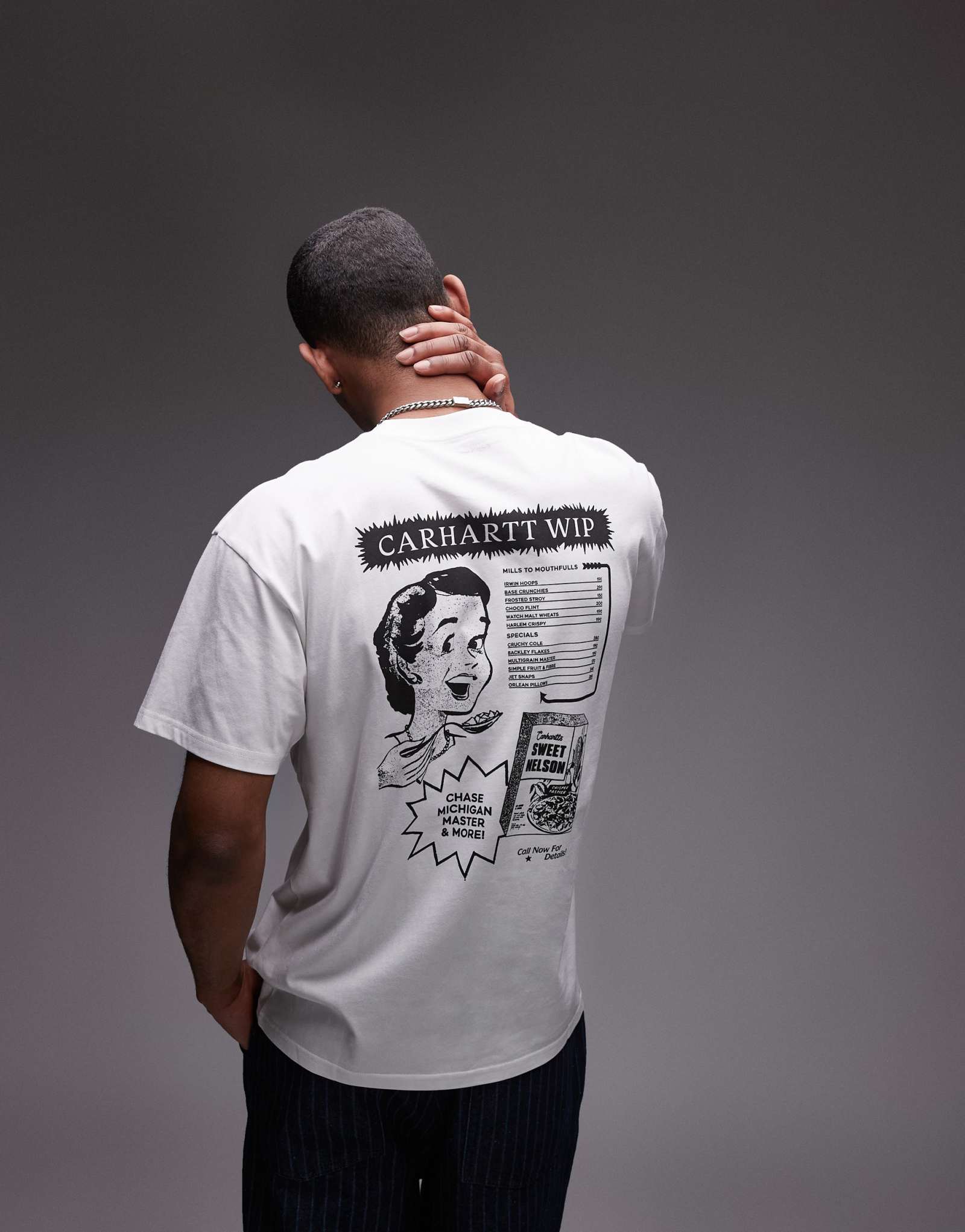 Футболка с рисунком из каталога Carhartt WIP белого цвета