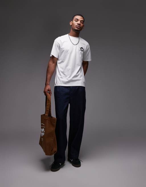 Tシャツ・カットソー CARHARTT WIP 'Catalogue' T-shirt White/Black Carhartt WIP Catalogue T-Shirt White/Black | XL | 1142300_XL