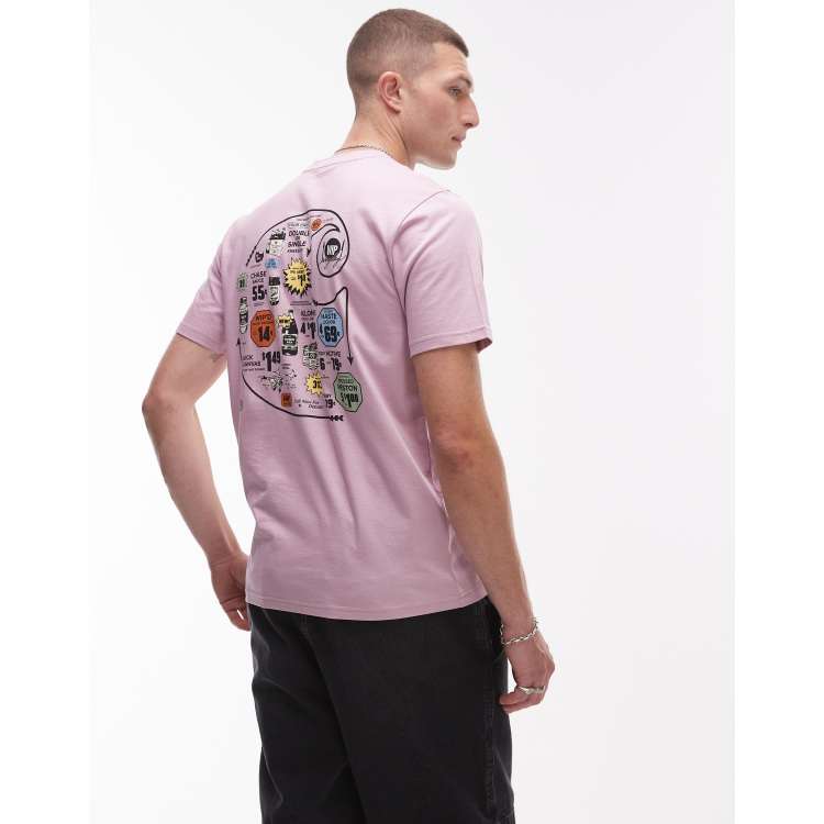 Tシャツ・カットソー CARHARTT WIP Men T-shirt Pink I026391 2VAXX Carhartt WIP Lumo Women's Boyfriend Fit T-Shirt Pink I034377