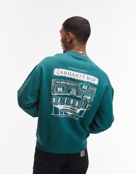 Carhartt WIP – Catalogue – Zielona bluza z grafiką - view 1