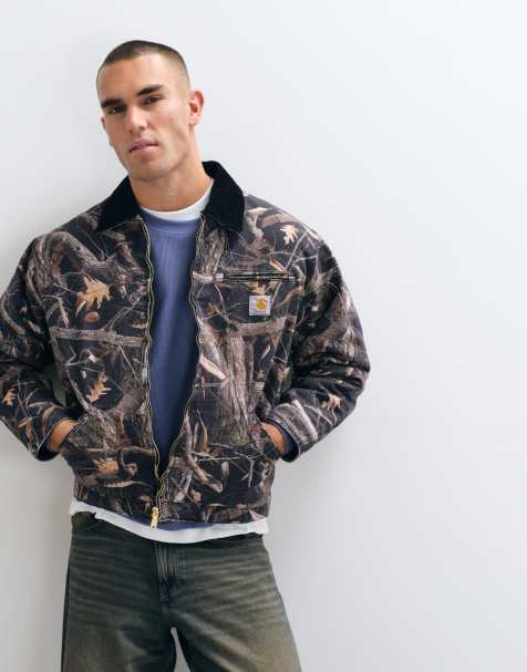 Carhartt WIP - chaqueta OG Detroit en camuflaje oscuro de árbol - view 1