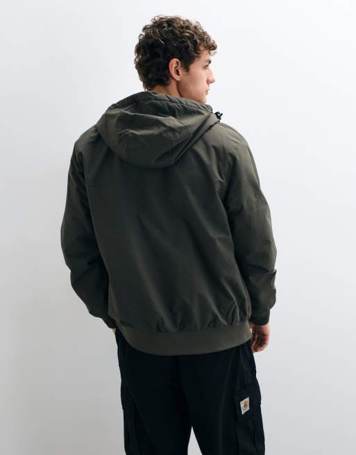 Carhartt WIP chaqueta Sail con capucha y cremallera completa en caqui, 5 de 5