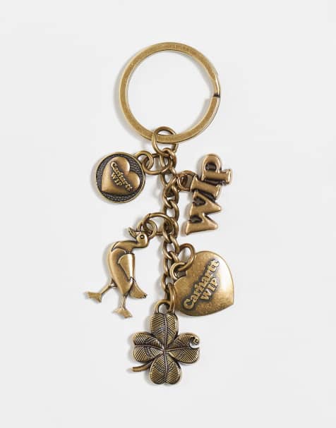 Carhartt WIP charms keychain in gold - view 1