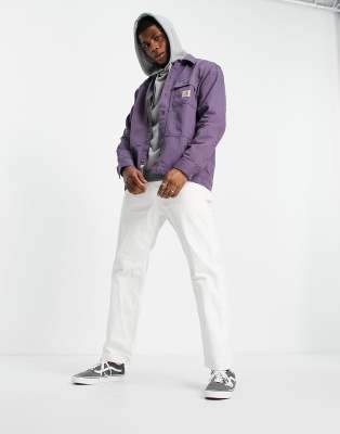 Carhartt WIP Charter utilty shirt in purple
