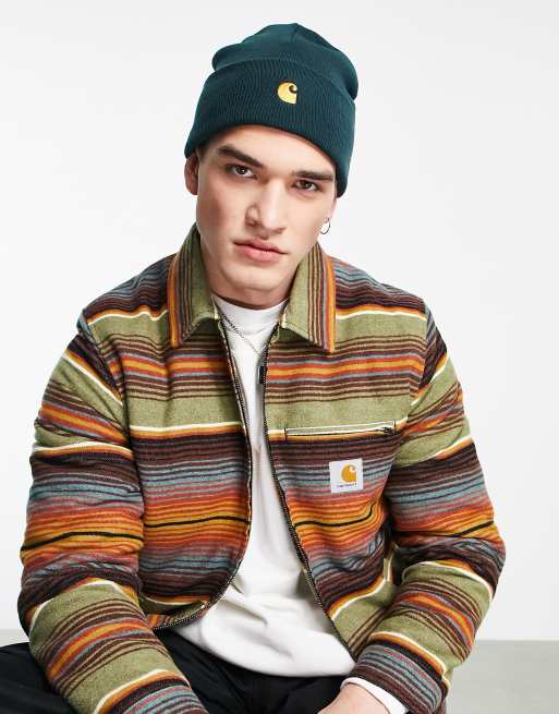 Carhartt WIP Chase beanie in green ASOS