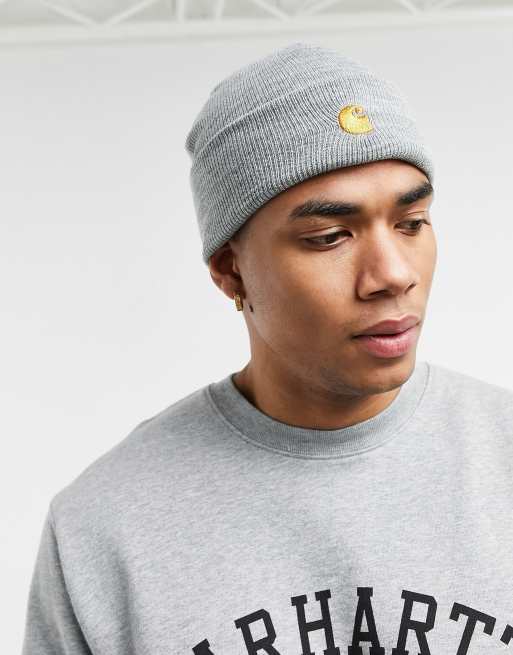 Light grey best sale carhartt beanie