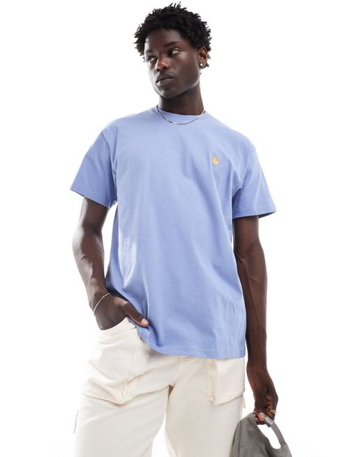Carhartt WIP – Chase – Blaues T-Shirt