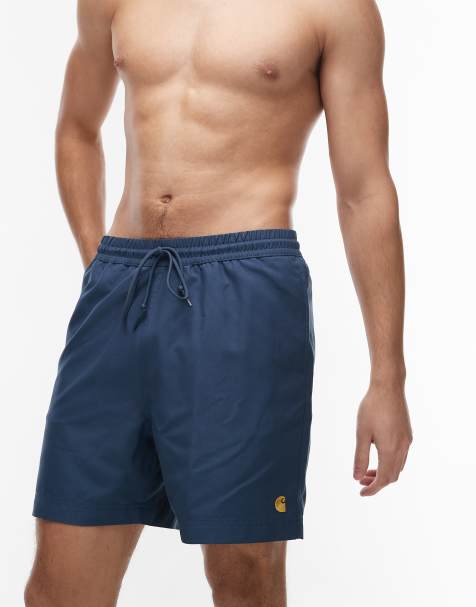 Carhartt WIP - Chase - Boxer da bagno blu scuro - view 1