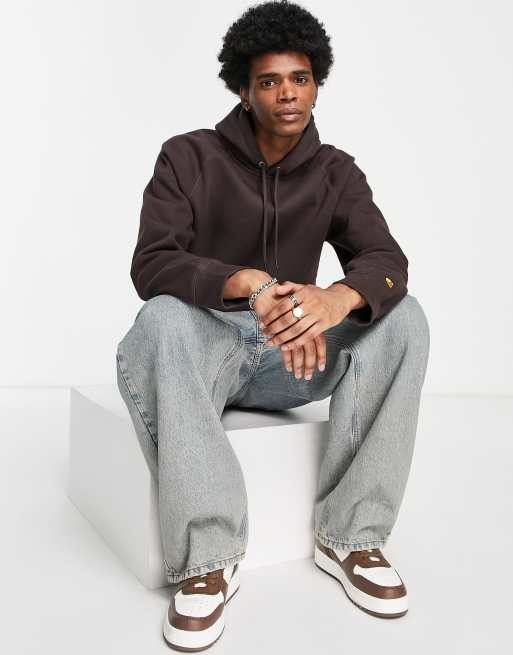 Carhartt WIP - Chase - Felpa con cappuccio marrone