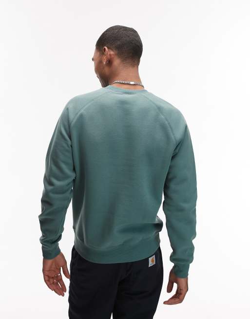 Carhartt WIP - Chase - Felpa verde pesante, 4 di 4