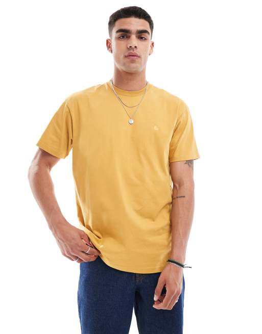 Carhartt WIP – Chase – Gelbes T-Shirt